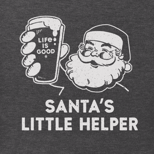 Life is Good Santa's Little Helper Long Sleeve Tee